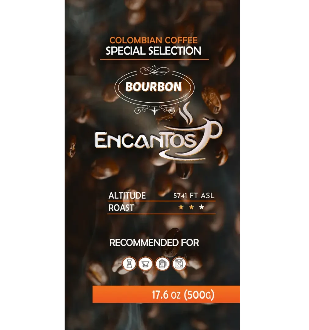 Bourbon coffee Colombian